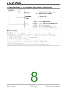 浏览型号24C02B-E/P的Datasheet PDF文件第8页