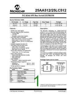 浏览型号25LC512-E/MF的Datasheet PDF文件第1页