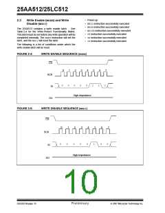 浏览型号25LC512-E/MF的Datasheet PDF文件第10页