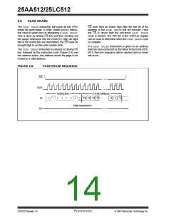 浏览型号25LC512-E/MF的Datasheet PDF文件第14页