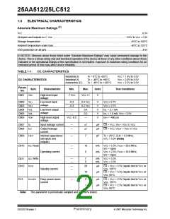浏览型号25LC512-E/MF的Datasheet PDF文件第2页