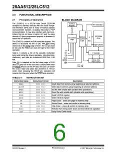 浏览型号25LC512-E/MF的Datasheet PDF文件第6页