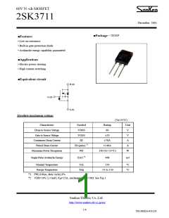 浏览型号2SK3711的Datasheet PDF文件第1页