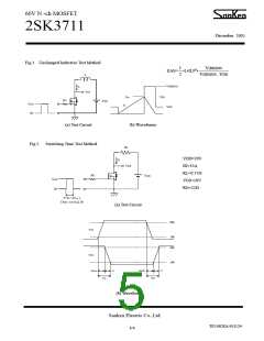 浏览型号2SK3711的Datasheet PDF文件第5页