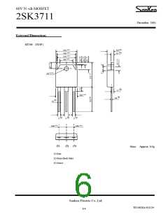 浏览型号2SK3711的Datasheet PDF文件第6页