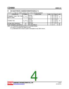 浏览型号CD4069的Datasheet PDF文件第4页