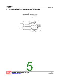 浏览型号CD4069的Datasheet PDF文件第5页