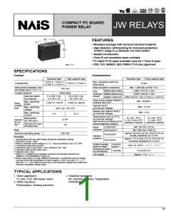 浏览型号JW2ASN-DC12V的Datasheet PDF文件第1页