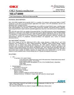 浏览型号ML674000的Datasheet PDF文件第1页