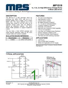 浏览型号MP1519的Datasheet PDF文件第1页