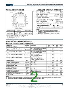 浏览型号MP1519DQL-Z的Datasheet PDF文件第2页