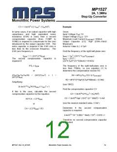 浏览型号MP1527的Datasheet PDF文件第12页
