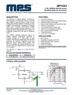 浏览型号MP1543的Datasheet PDF文件第1页