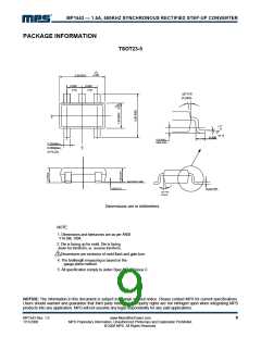 浏览型号MP1543DJ的Datasheet PDF文件第9页