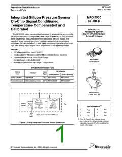 浏览型号MPX5500DP的Datasheet PDF文件第1页