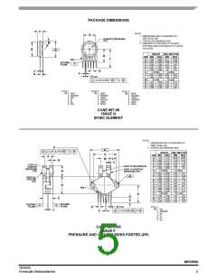 浏览型号MPX5500DP的Datasheet PDF文件第5页