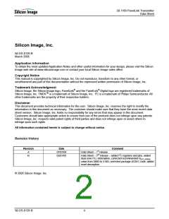 浏览型号SII1160的Datasheet PDF文件第2页