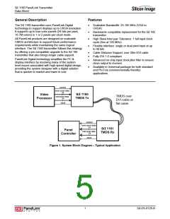 浏览型号SII1160的Datasheet PDF文件第5页