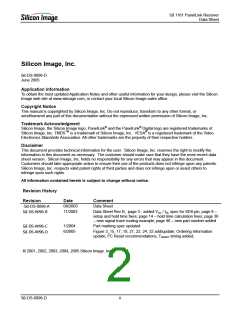 浏览型号SII1161CTU的Datasheet PDF文件第2页
