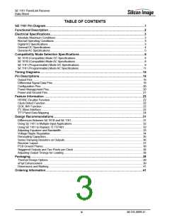 浏览型号SII1161CTU的Datasheet PDF文件第3页