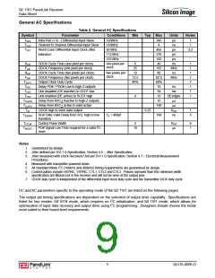 浏览型号SII1161CTU的Datasheet PDF文件第9页