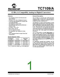 浏览型号TC7109CPL的Datasheet PDF文件第1页