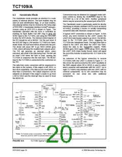 浏览型号TC7109CPL的Datasheet PDF文件第20页