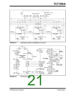 浏览型号TC7109CPL的Datasheet PDF文件第21页