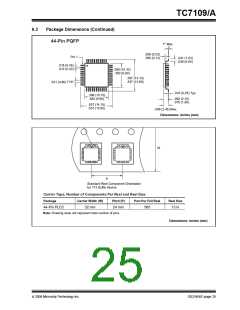 浏览型号TC7109CPL的Datasheet PDF文件第25页