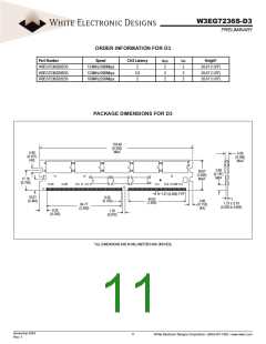 浏览型号W3EG7236S265D3的Datasheet PDF文件第11页