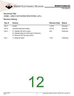 浏览型号W3EG7236S265D3的Datasheet PDF文件第12页