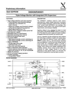 浏览型号X40430S14I-A的Datasheet PDF文件第1页