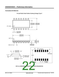 浏览型号X40430S14I-A的Datasheet PDF文件第22页