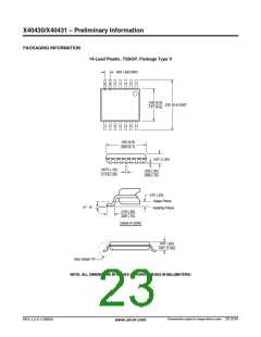 浏览型号X40430S14I-A的Datasheet PDF文件第23页