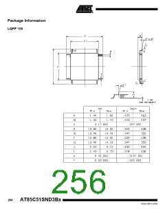浏览型号85C51SND3BX02的Datasheet PDF文件第256页