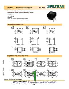 浏览型号8623的Datasheet PDF文件第1页
