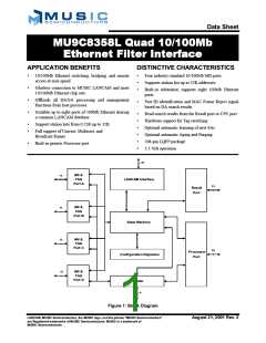 浏览型号MU9C8358L-THC的Datasheet PDF文件第1页