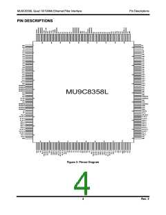 浏览型号MU9C8358L-THC的Datasheet PDF文件第4页