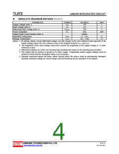 浏览型号TL072L-P08-T的Datasheet PDF文件第4页