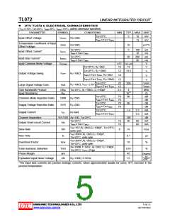 浏览型号TL072L-P08-T的Datasheet PDF文件第5页