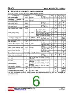浏览型号TL072L-P08-T的Datasheet PDF文件第6页