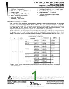 浏览型号TL082CPSRG4的Datasheet PDF文件第1页