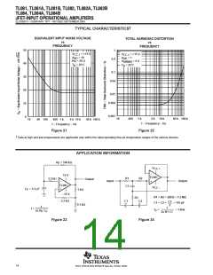 浏览型号TL082C的Datasheet PDF文件第14页