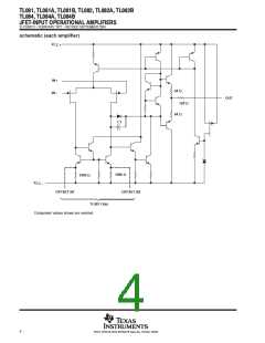 浏览型号TL082C的Datasheet PDF文件第4页