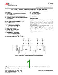 浏览型号TLC5928的Datasheet PDF文件第1页