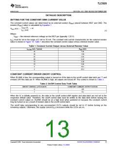 浏览型号TLC5928的Datasheet PDF文件第13页