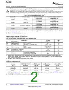 浏览型号TLC5928的Datasheet PDF文件第2页