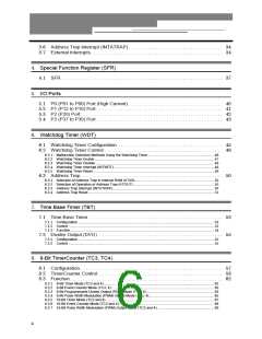 浏览型号TMP86P202MG的Datasheet PDF文件第6页