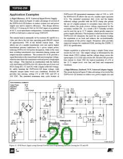 浏览型号TOP245PN-的Datasheet PDF文件第20页
