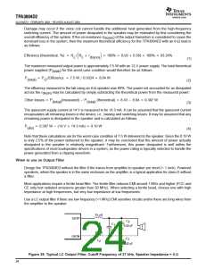 浏览型号TPA3004D2的Datasheet PDF文件第24页